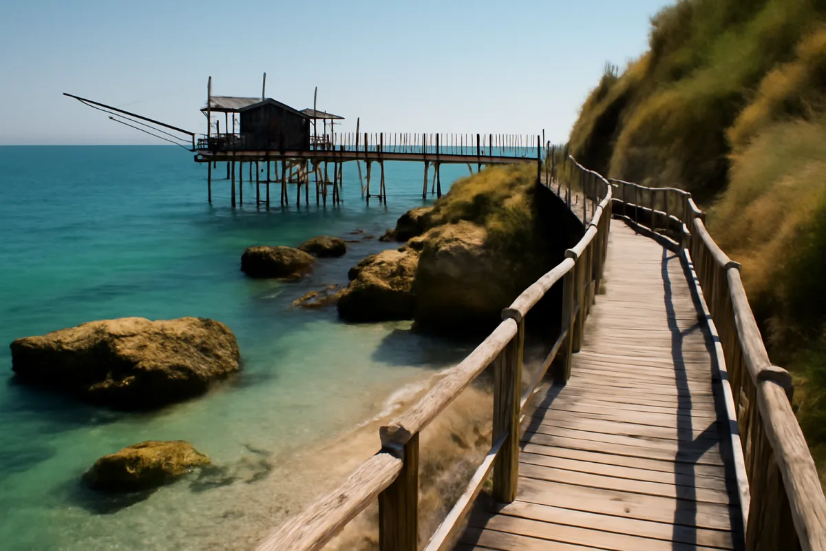 Trabocchi da raggiungere a piedi: le calette nascoste tra un pontile e l'altro