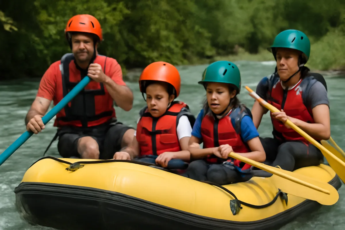 Rafting con bambini sul fiume Aventino: l'età minima che in pochi dichiarano